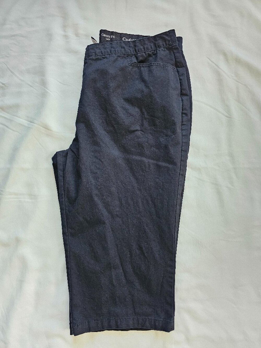 Black cotton Capri